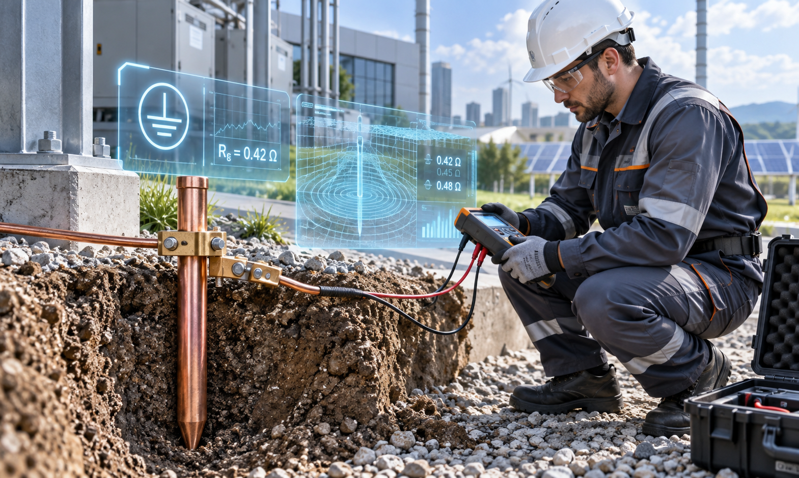 Topraklama Sistemleri ve Elektriksel Ölçümler | HanTech Mühendislik HanTech Mühendislik topraklama sistemleri ve elektriksel ölçümler, topraklama direnci ölçümü, eşpotansiyel kuşaklama ve saha kontrolü