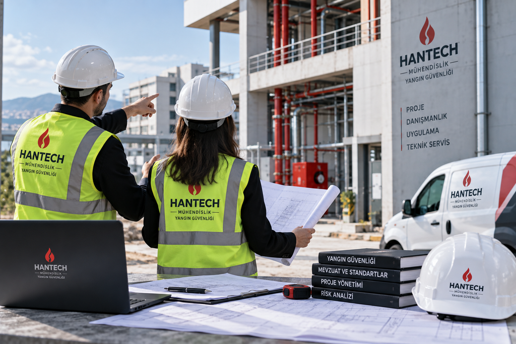 HanTech Mühendislik yangın güvenliği, elektrik ve mekanik sistemler için teknik danışmanlık, proje kontrolü ve saha değerlendirme hizmetleri