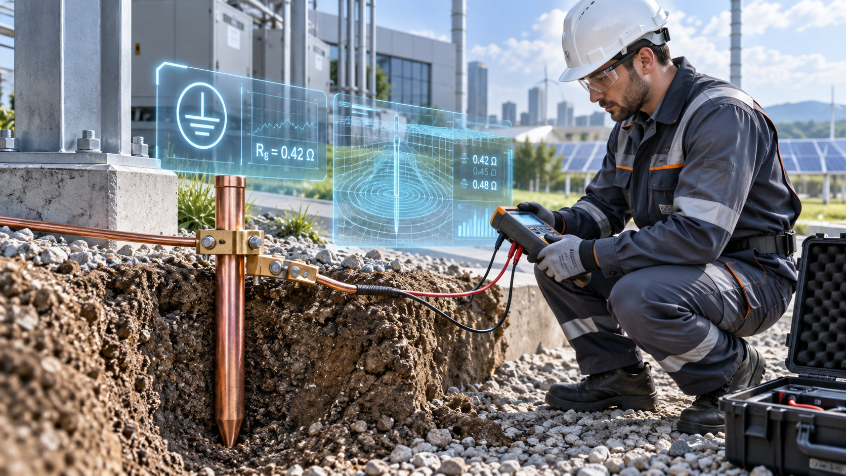 HanTech Mühendislik topraklama sistemleri ve elektriksel ölçümler, topraklama direnci ölçümü, eşpotansiyel kuşaklama ve saha kontrolü